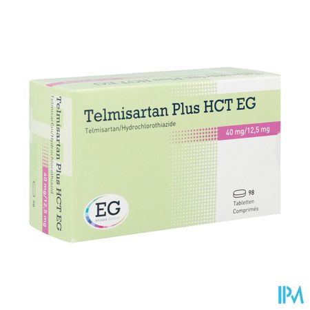 Telmisartan Plus Hct EG 40Mg/12,5 Mg Tabl  98