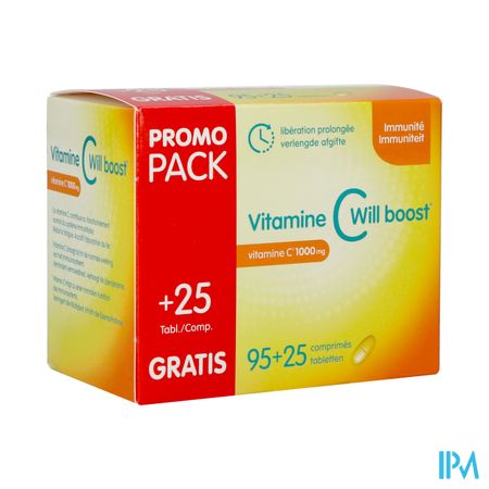 Vitamine C Will Boost Promo Verl.afgifte Tabl95+25