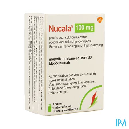 Nucala Pdr Voor Opl Voor Opl Inj Fl 1 X 100mg