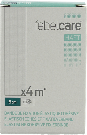 Febelcare Haft Elas. Cohesief Fixatieverb. 8cmx4m 1