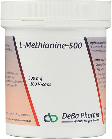 l-methionine +b6 Caps 100x500mg Deba 2