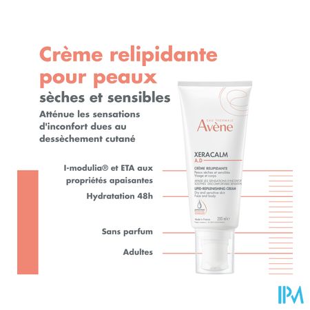 Avene Xeracalm Ad Creme Relipiderend 200ml 7