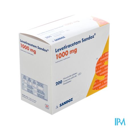 Levetiracetam Sandoz Filmomh Tabl 200 X1000 mg 1