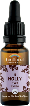 Biofloral Bachbloesem 15 Holly Hulst Bio 20ml 1