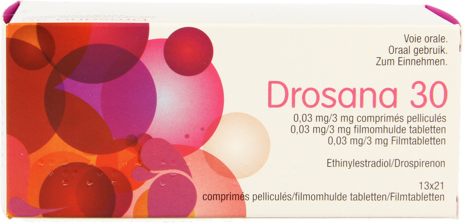 Drosana 30 0,03mg/3mg Comp Pell 13 X 21 1