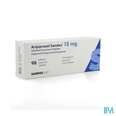 Aripiprazol Sandoz 15mg Comp 98 X 15mg