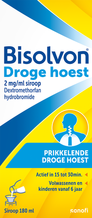 Bisolvon Droge Hoest 2mg/ml Siroop 180ml 1