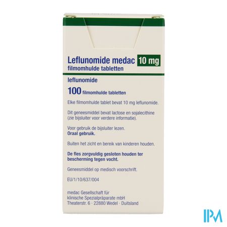 Leflunomide Medac Filmomh Tabl 100 X 10mg 3