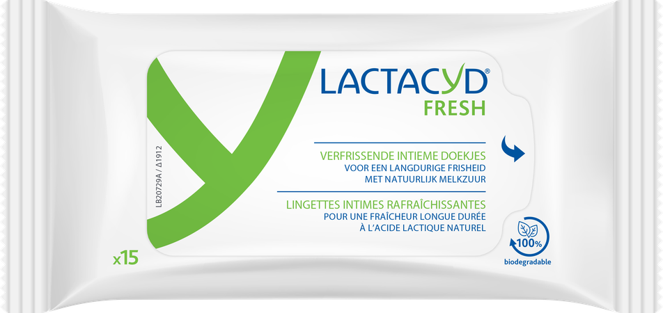 Lactacyd Lingettes Intimes Fresh 15 4