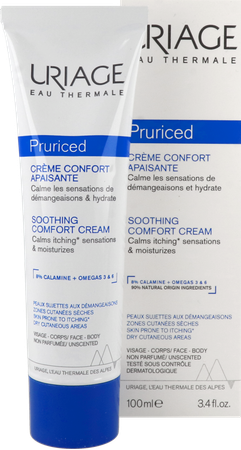 Uriage Pruriced Creme Confort Apaisante 100ml 7