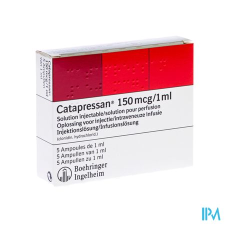 Catapressan Amp 5x0,150mg/1ml 1