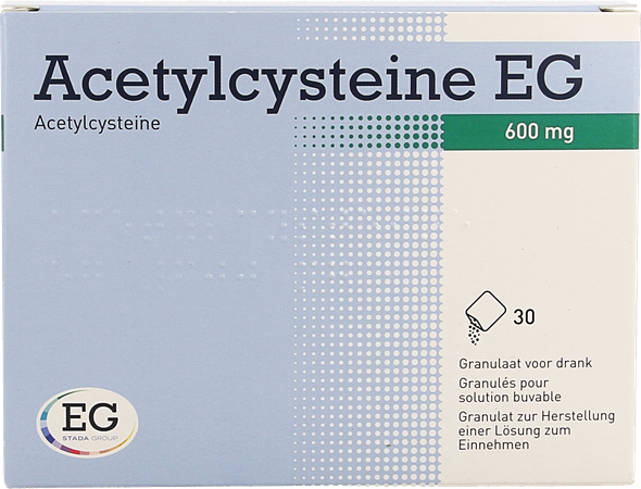 Acetylcysteine EG 600Mg Gran. Vr Drank Zakje  30 1