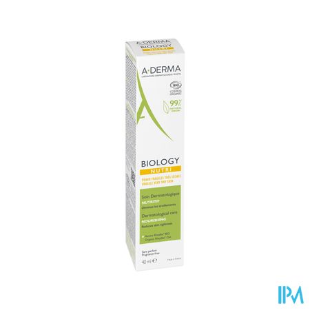 Aderma Biology Soin Dermatologique Nutritif 40ml