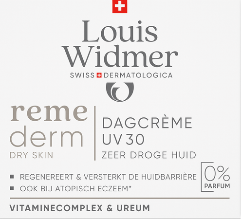 Widmer Remederm Creme Jour Uv30 N/parf Pot 50ml 1