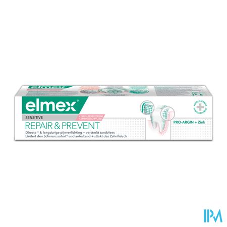 Elmex Sensitive Tandpasta Plus Herstel&prevent75ml