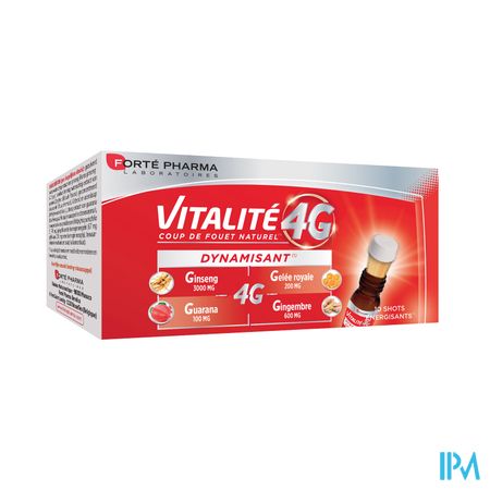 Vitalite 4g Dynamisant Shots Energisants 10