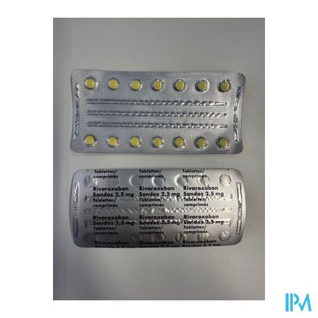 Rivaroxaban Sandoz 2,5mg Filmomh Tabl 56 4