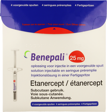 Benepali 25mg Sol Inj Seringue Prer. 4 2