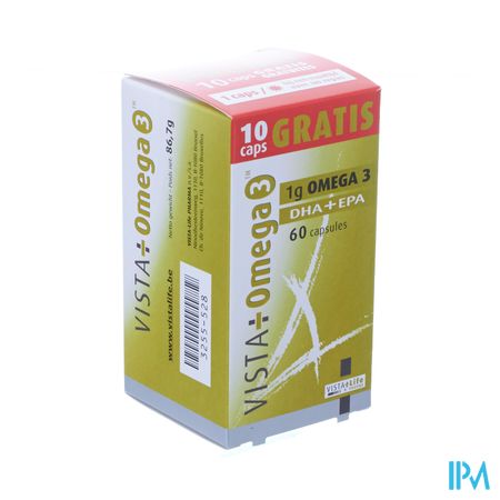 Vista Omega 3 Caps 60 50+10 Promo 2