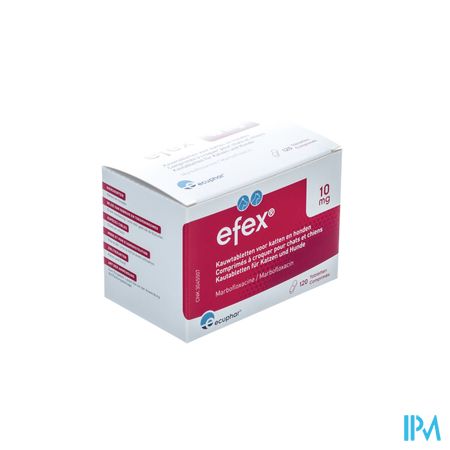 Efex 10mg Kauwtabl. Hond Kat 120