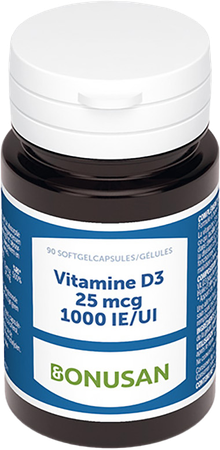 Vitamine D3 25mcg/1000 Ie Softcaps 90 Bonusan 3