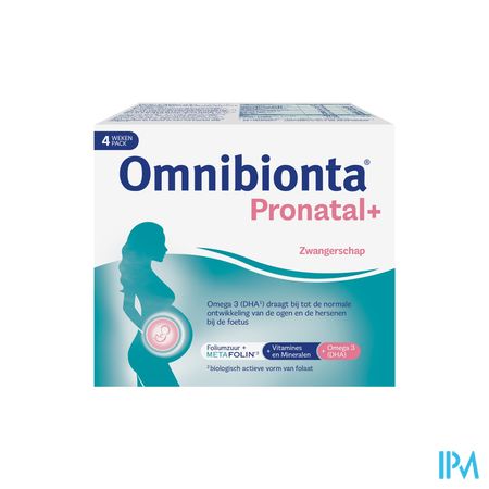 Omnibionta Pronatal+: 4 weken Pack (28 tabletten+28 capsules)