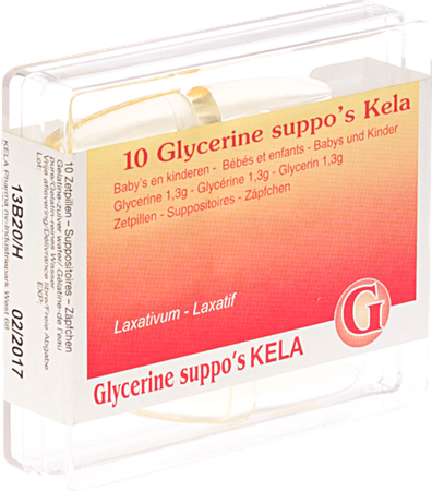Glycerine Kela Pharma Baby - Inf Supp 10 4