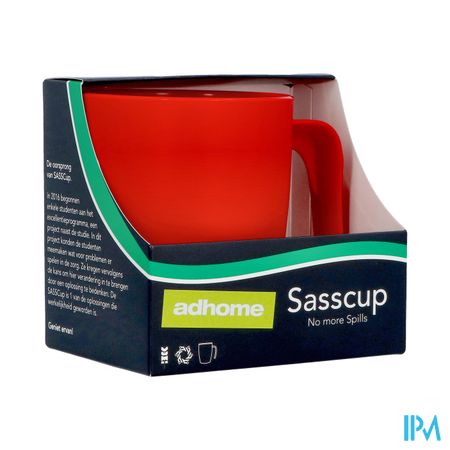 Sasscup Tremorbeker Waaier Rood 150ml