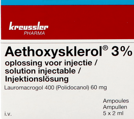 Aethoxysklerol Amp. 5 X 2ml 3 % 1