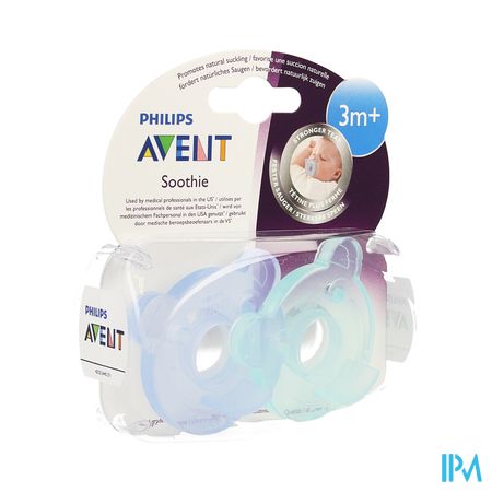 Philips Avent Fopspeen Soother Beer +3m 2 SCF194/03