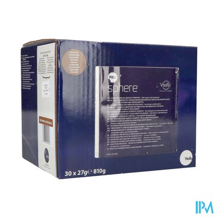 Pku Sphere 15 Chocolade Pdr Zakje 30x27g