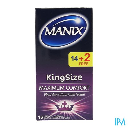 Manix King Size Preservatifs 14 +2 1