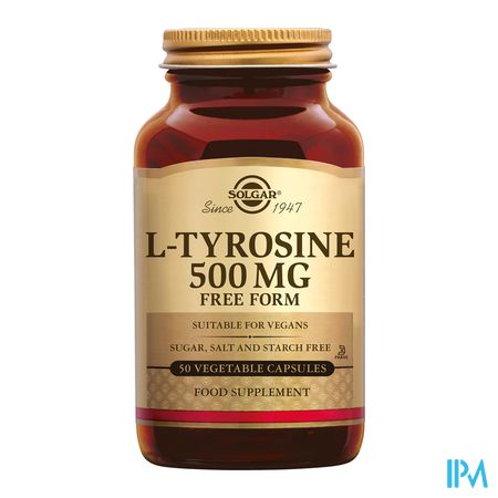 Solgar l-tyrosine 500mg V-caps 50 1