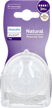 Philips Avent Natural 3.0 Zuigspeen 3m+ T4 1 1