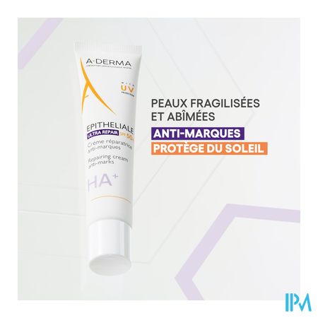 Aderma Epitheliale Creme Spf50+ A/vlekken 40ml 12