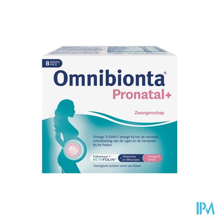 Omnibionta Pronatal+ : 8 weken Pack (56 tabletten+56 capsules)