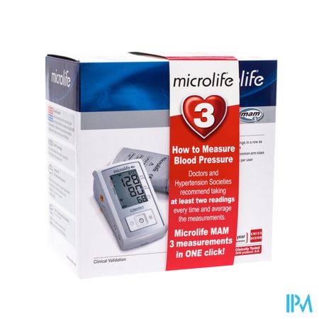 Microlife Bpa3 Bloeddrukmeter Plus