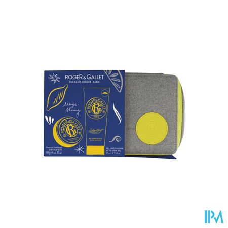 Roger&gallet Set Noel Homme Rasage 2 Prod.+trousse