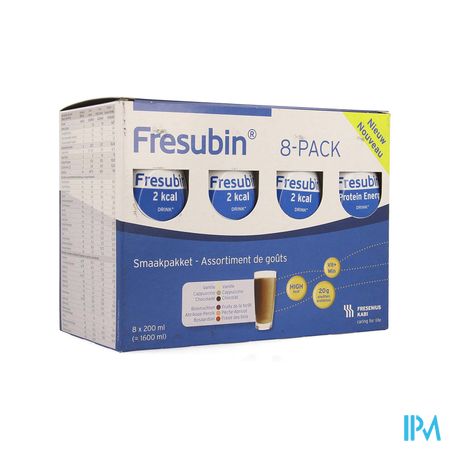 Fresubin 8-pack Drink Assortiment Fl 8x200ml