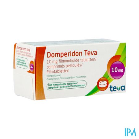 Domperidon 10mg Teva Filmomh Tabl 100 X 10mg