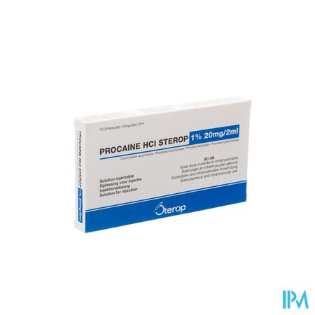 Procaine Hcl Amp 10 X 20mg/ 2ml