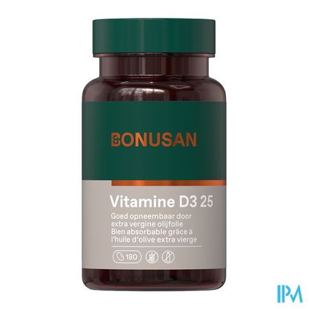 Vitamine D3 25mcg/1000 Ie Softcaps 180 Bonusan 2