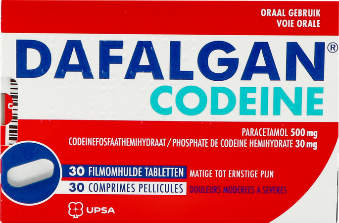 Dafalgan Codeine 500mg Tabl 30 2