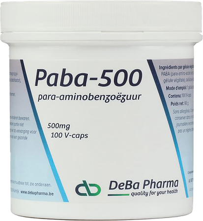 Paba Caps 100x500mg Deba 4