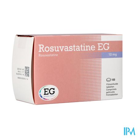 Rosuvastatine EG 10Mg Filmomh Tabl 100