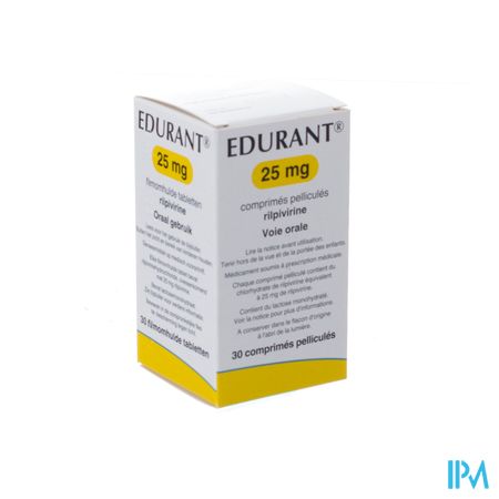 Edurant Comp Pell 30 X 25mg