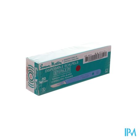 Scalpel S.m Disposable Steriel Nr10 10