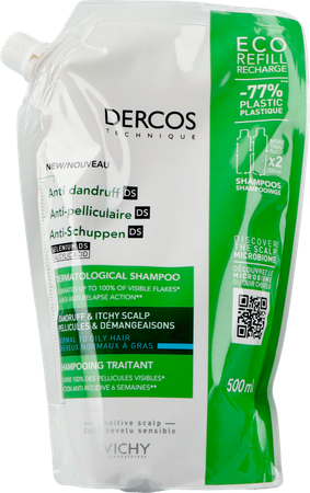 Vichy Dercos Sh Trait.a/pell Chev.mix Refill 500ml 6