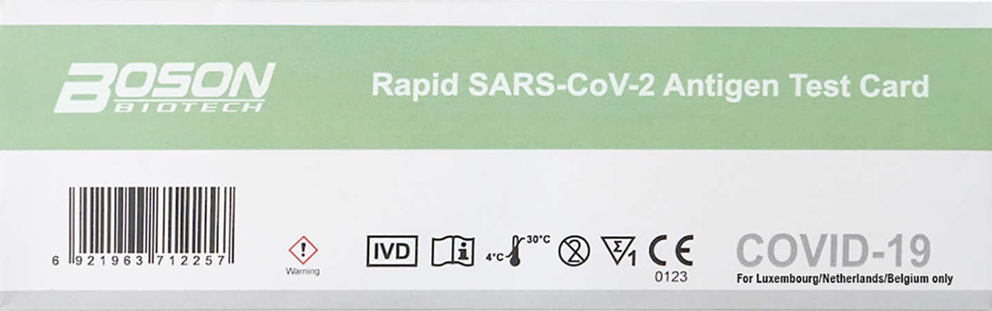 Boson Biotech Rapid Sars-cov-2 A/gentest 1 Eureka