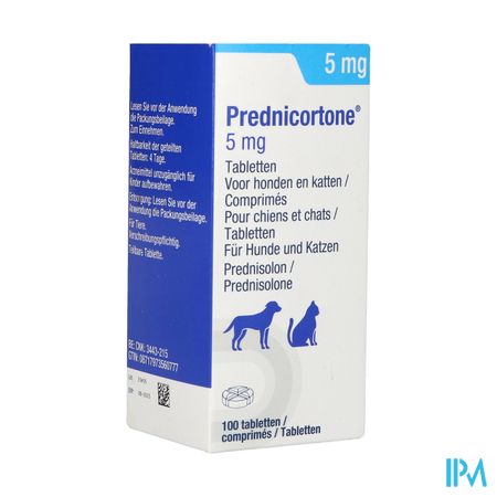 Prednicortone 5mg Comp Chien Chat 100